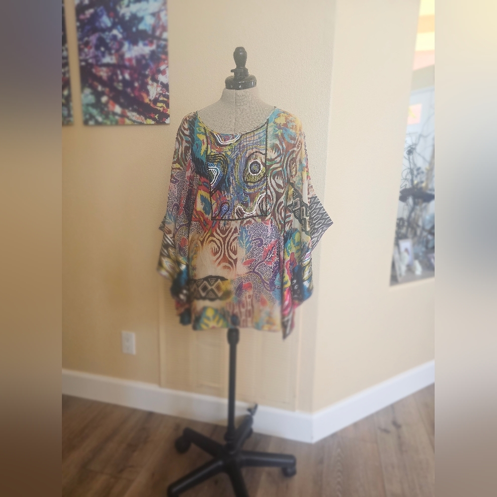Blouse Silk and embroidery